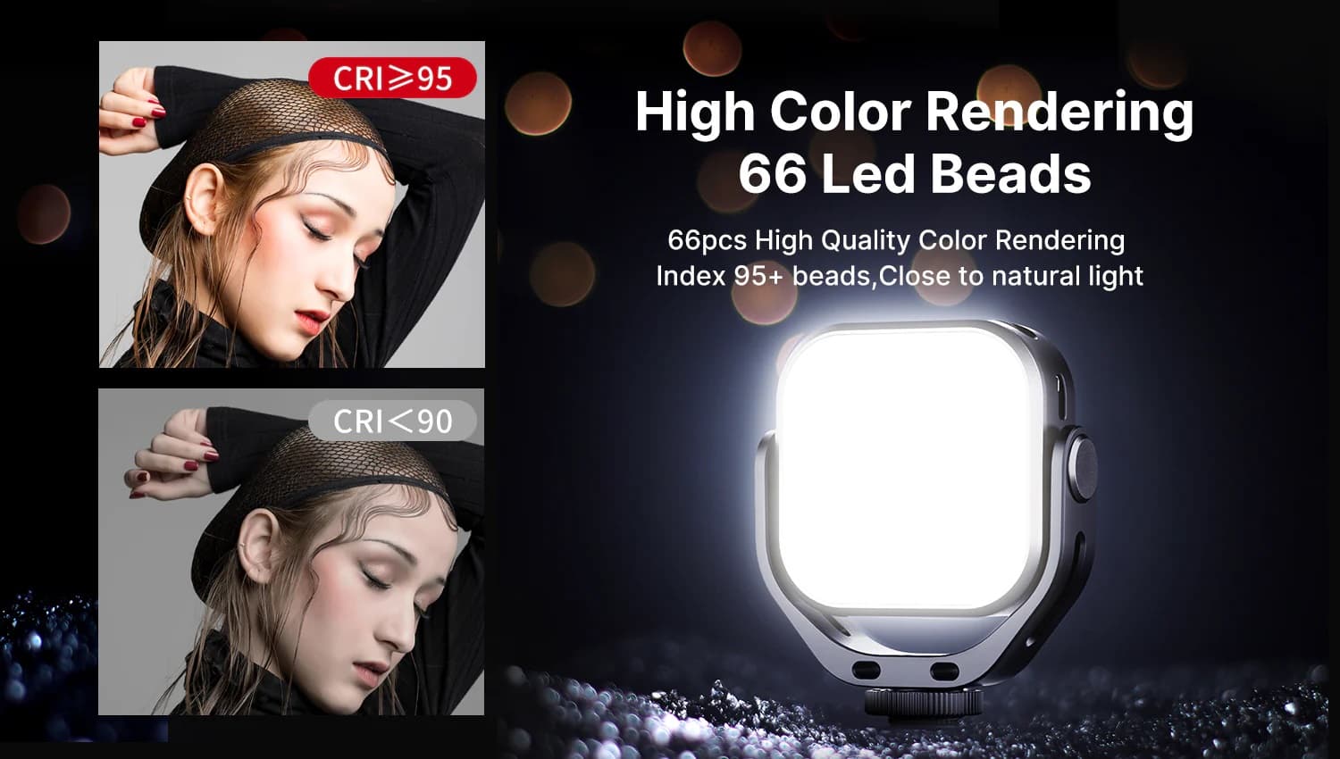 Ulanzi VL66 RGB LED Video Light – Portable Pro Lighting thumbnail 2