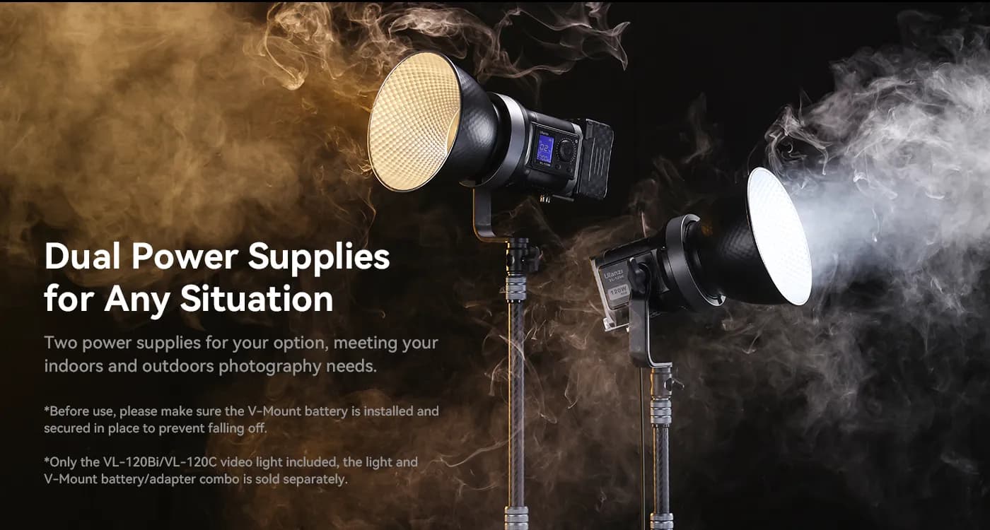 Ulanzi 120W Bi-Color COB LED Video Light – Pro Lighting thumbnail 3