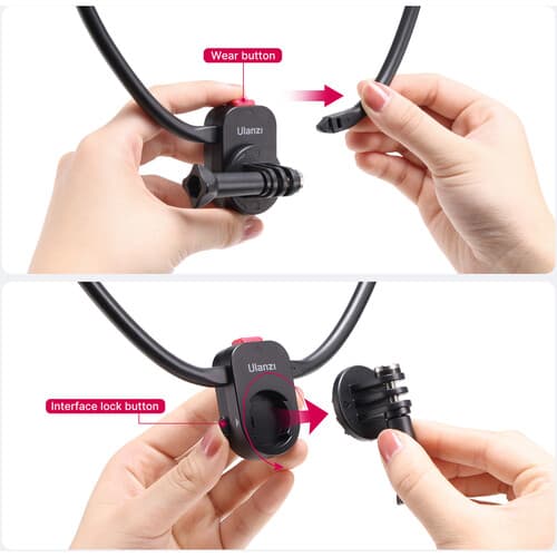 Ulanzi Go-Quick II Neck Mount Magnetic POV Holder thumbnail 5