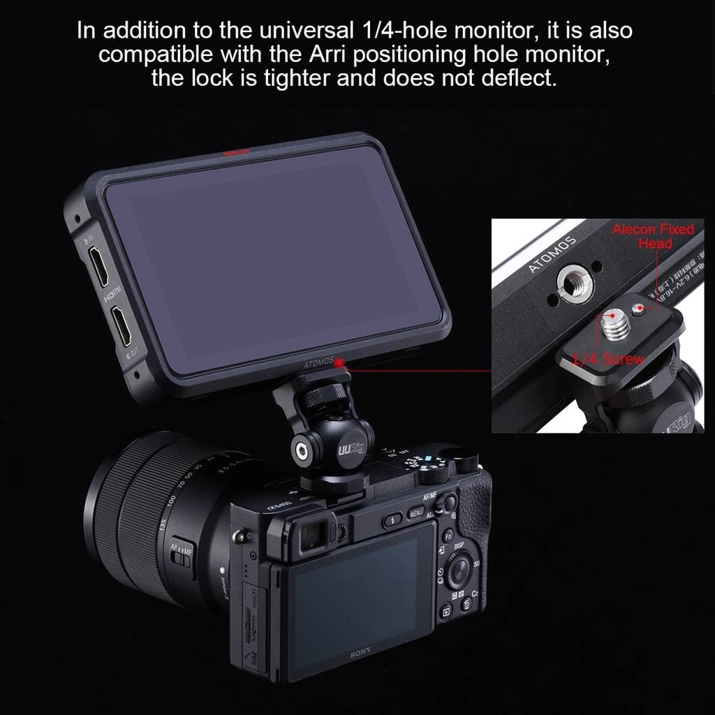 Ulanzi R015 Monitor Mount Adjustable UURig Ballhead thumbnail 3