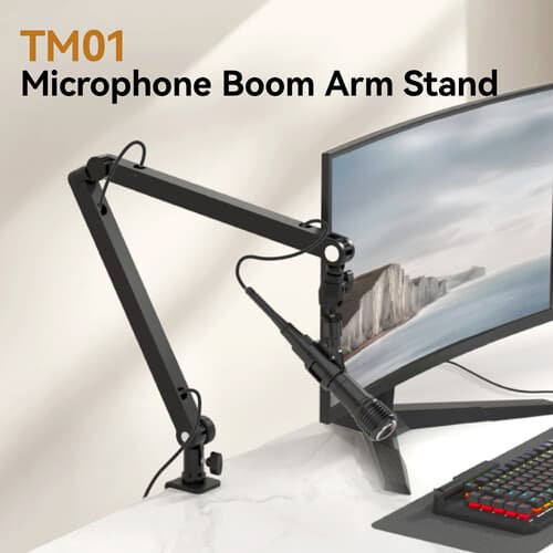 Ulanzi TM01 Microphone Boom Arm Stand with Desk Clamp thumbnail 2