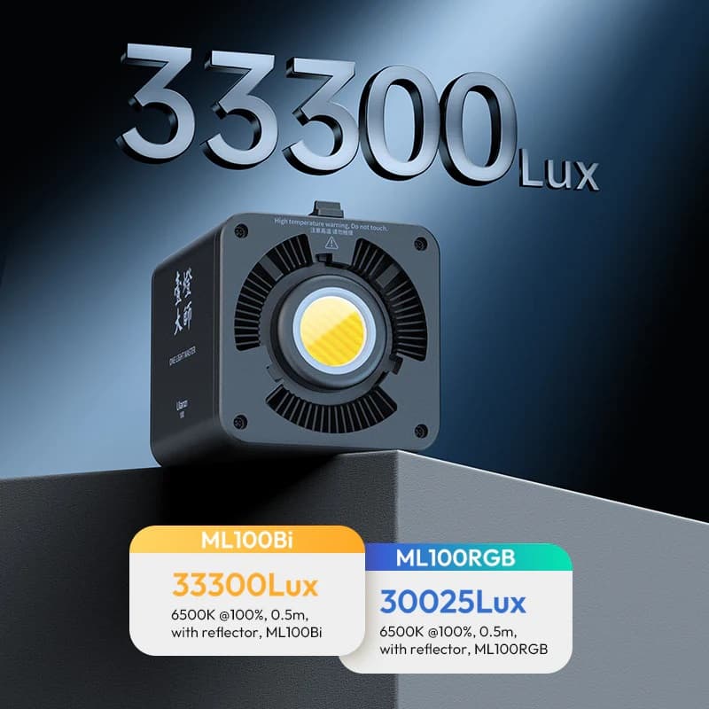 Ulanzi 100W RGB COB Video Light – Pro Bowens Power thumbnail 2