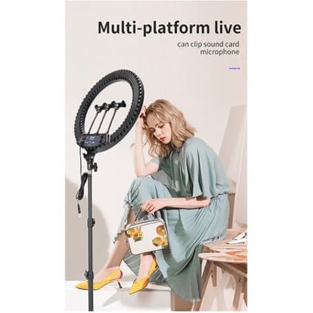 Jmary Ring Light 21 Inch FM-21R Selfie LED Light With Stand & Remote thumbnail 5