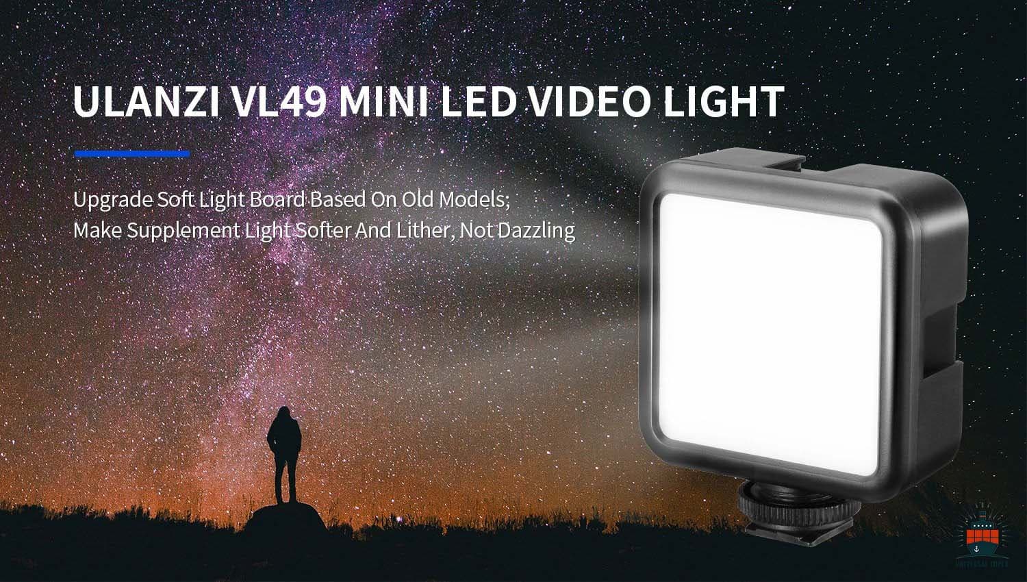 Ulanzi VL49 LED Video Light – Rechargeable Pro Camera Light thumbnail 2