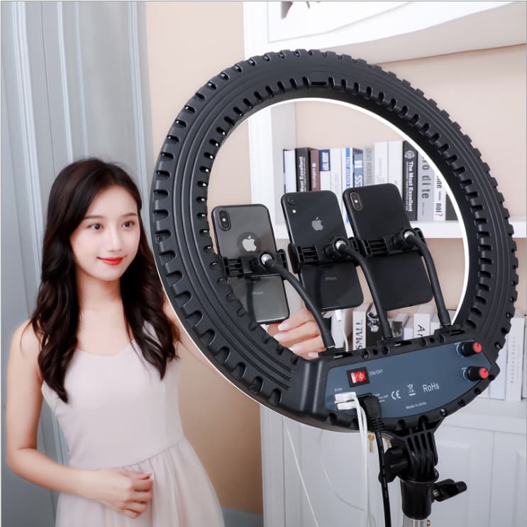 Jmary Ring Light 18 Inch FM-18R Selfie LED Light With Stand & Remote thumbnail 3