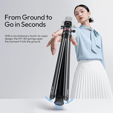 Ulanzi MT80 Aluminum Tripod Stand – 7FT Extendable Camera Phone Tripod for Travel thumbnail 5