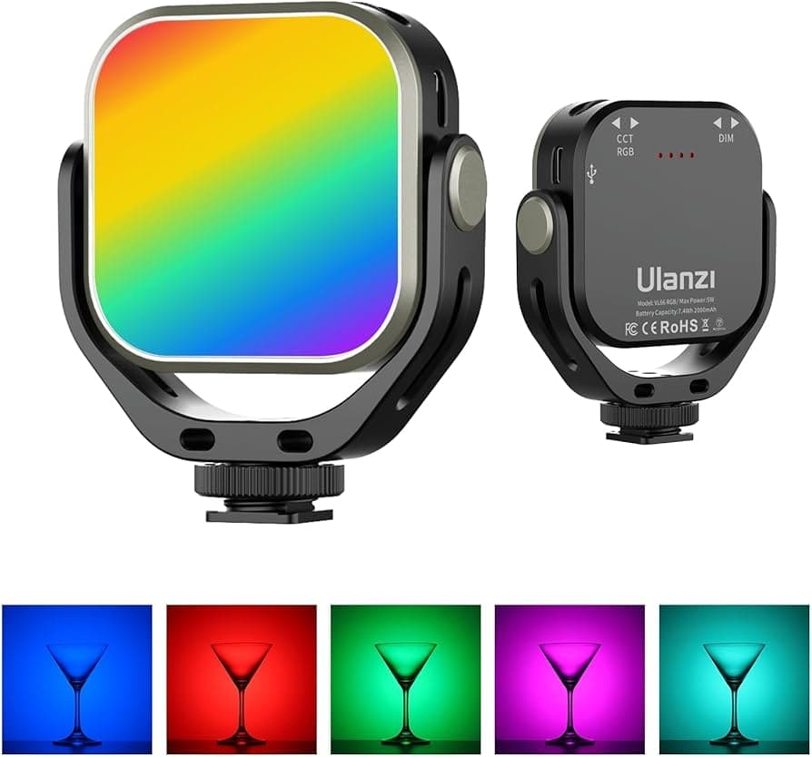 Ulanzi VL66 RGB LED Video Light – Portable Pro Lighting