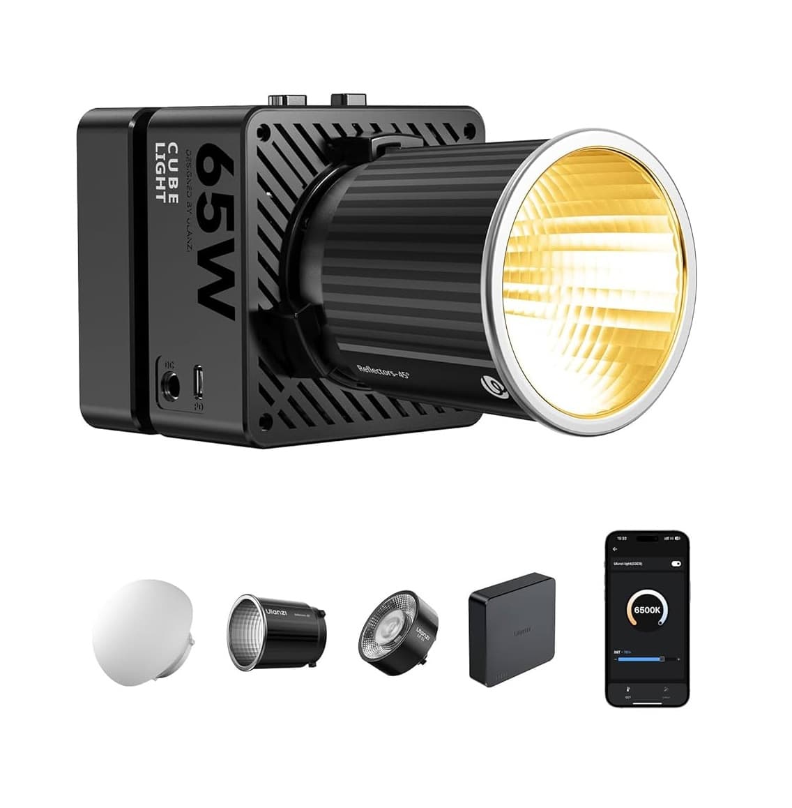 Ulanzi EC65 65W COB Video Light – App Control Bowens