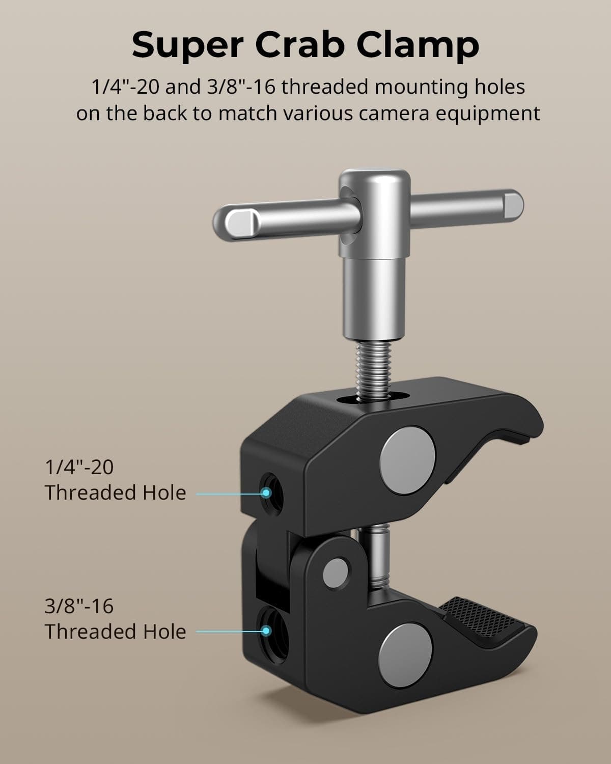 SmallRig 2732 Magic Arm Clamp 9.8” with Super Clamp & Articulating Arm thumbnail 2