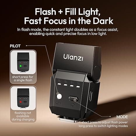 Ulanzi SL03 Mini Flash Light– Compact Powerful Speedlite thumbnail 3