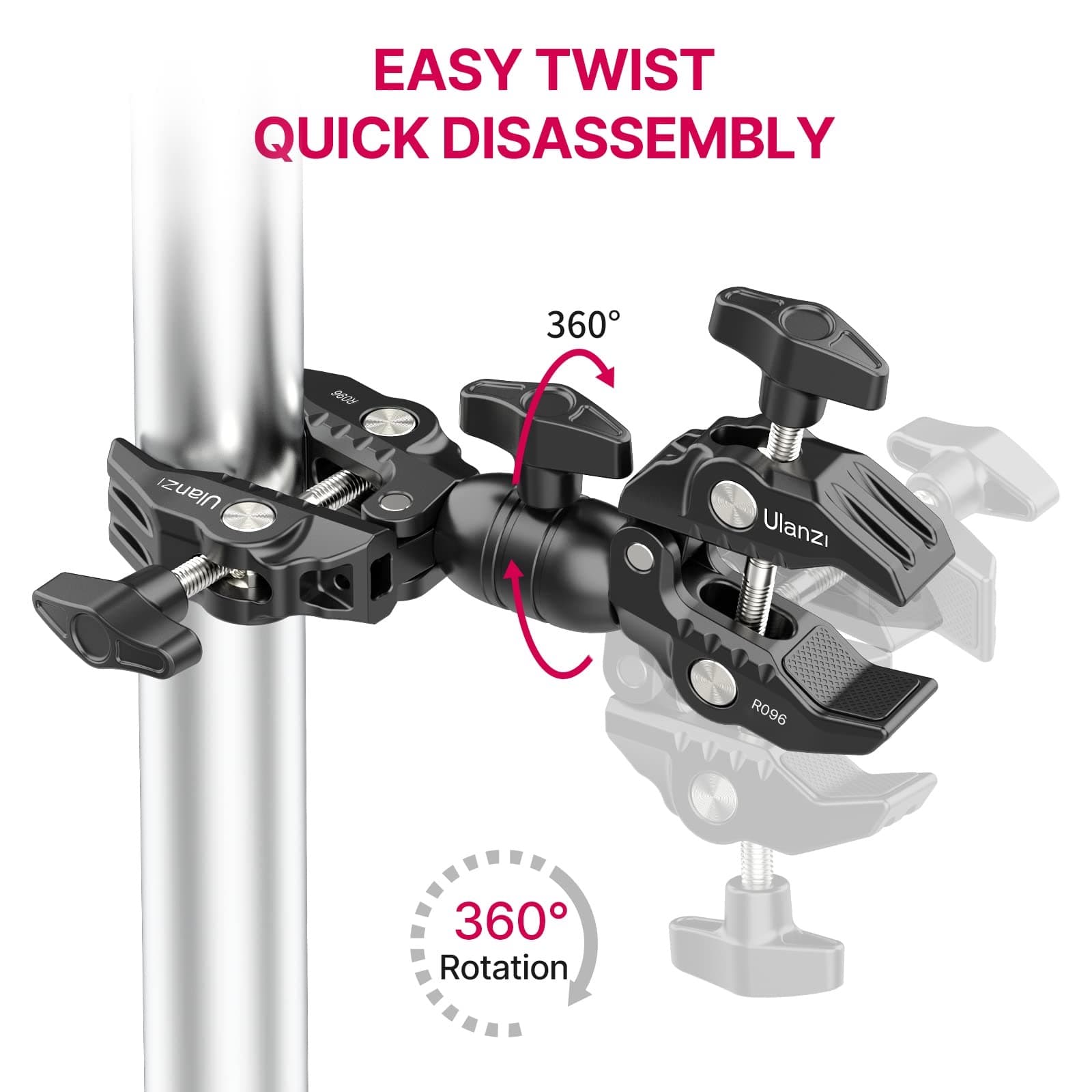 Ulanzi R096 Super Clamp Mount Magic Arm Bracket thumbnail 3