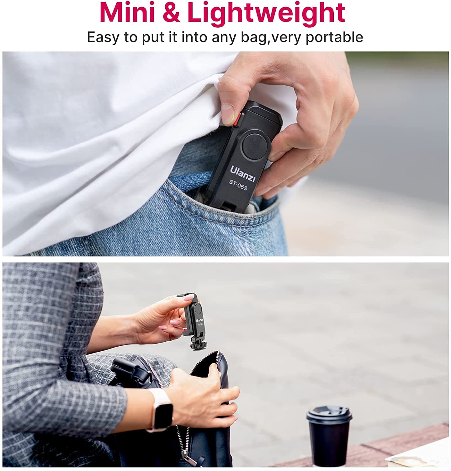 Ulanzi ST06S Phone Tripod Mount Universal Smartphone Holder thumbnail 4