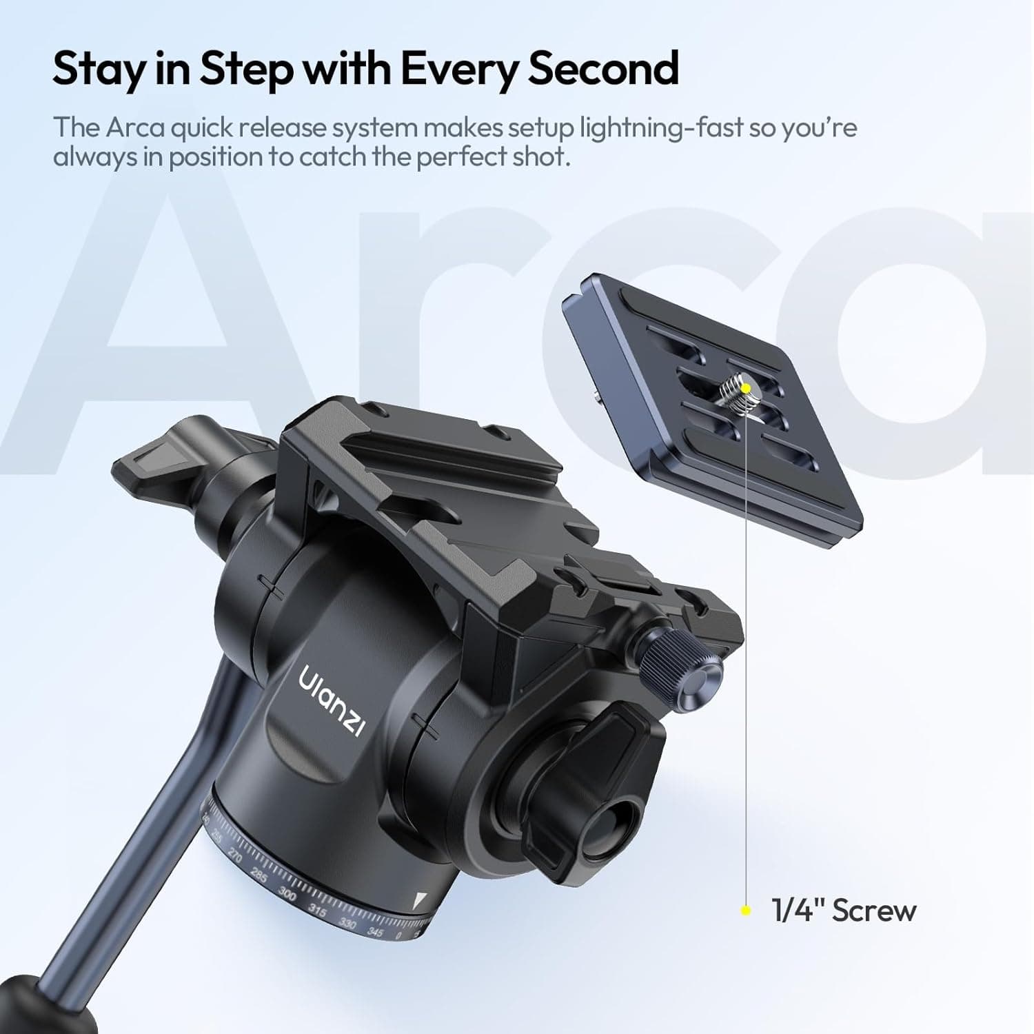 Ulanzi Ombra Video 2 Travel Tripod with Panoramic Ball Head – 1.56m Height, 10kg Load thumbnail 2