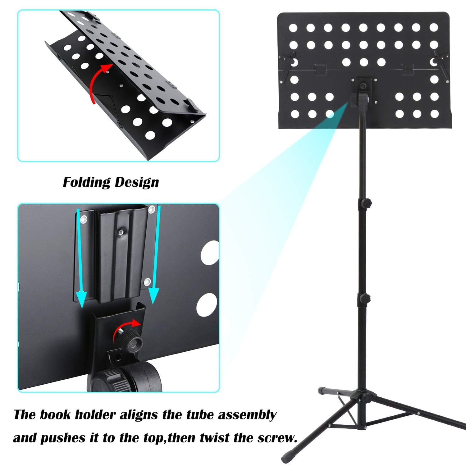 Music Notation Stand – Lyric/Diary Stand Folding Design thumbnail 3