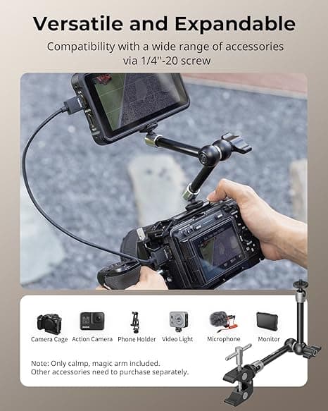 SmallRig 2732 Magic Arm Clamp 9.8” with Super Clamp & Articulating Arm thumbnail 6