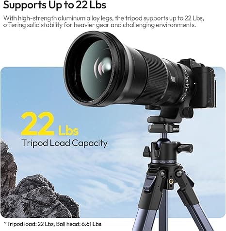 Ulanzi Ombra 2 Travel Tripod 61.5 Inch with 360° Ball Head thumbnail 4
