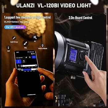 Ulanzi 120W Bi-Color COB LED Video Light – Pro Lighting thumbnail 6