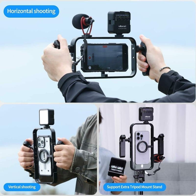 Ulanzi MG-001 Phone Cage Grip Stabilizer for Vlogging & Filmmaking thumbnail 6