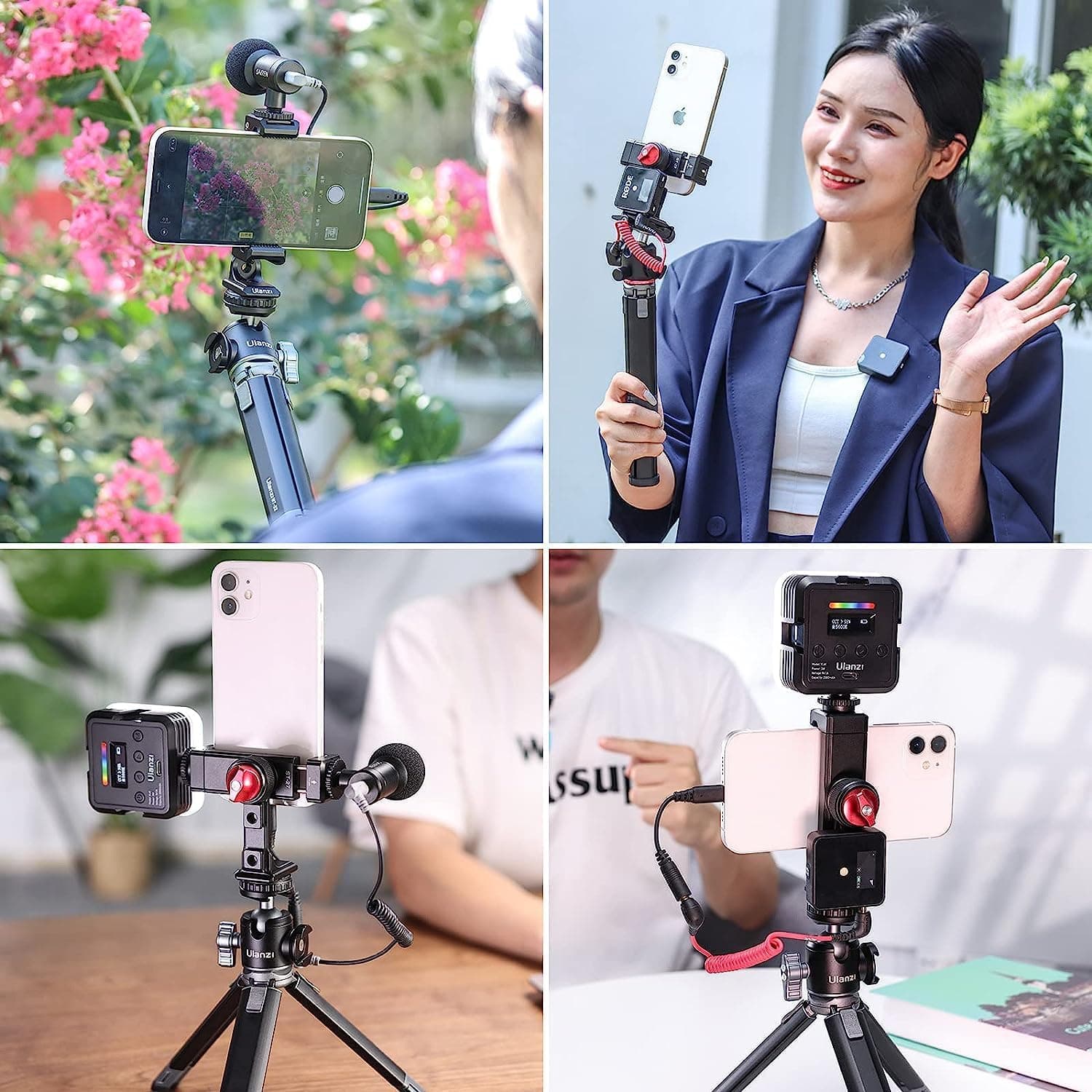 Ulanzi ST27 Metal Phone Tripod Mount with 360° Rotating Phone Holder thumbnail 6