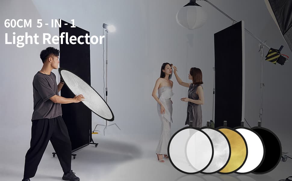 Godox 80cm 5-in-1 Collapsible Reflector 31 inch – Pro Light Control Tool thumbnail 2