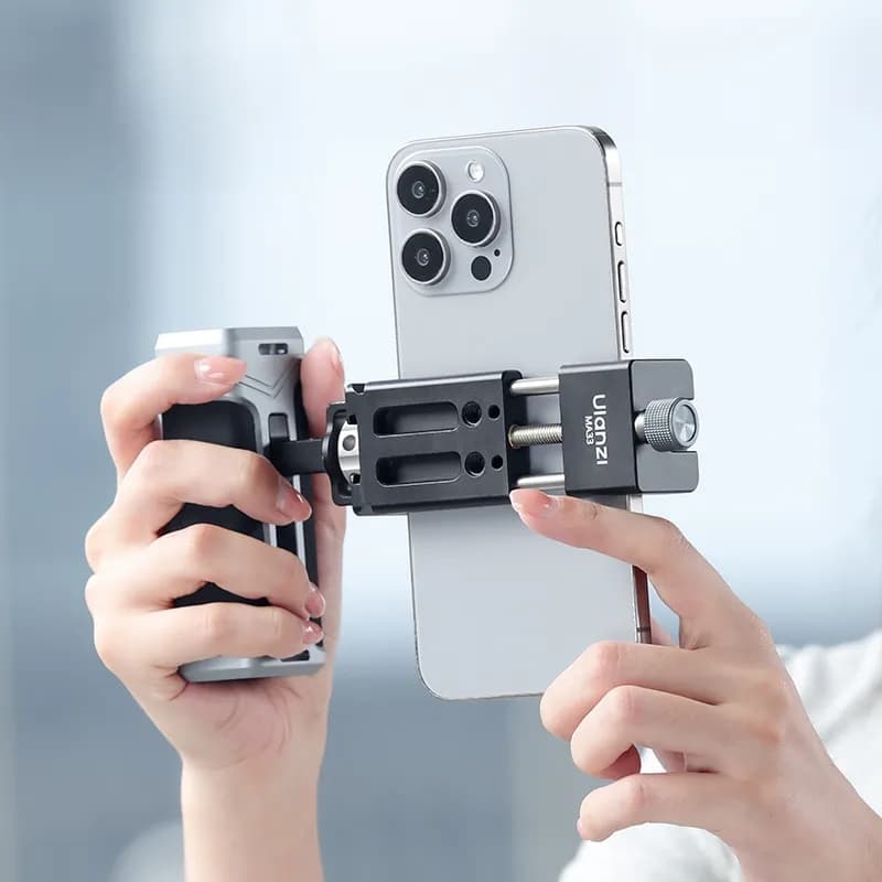 Ulanzi MA33 Metal Phone Mount Holder with Arca & Cold Shoe thumbnail 3