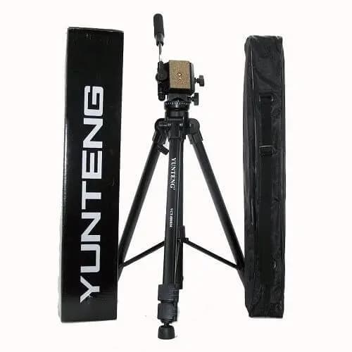 Yunteng VCT-880 Aluminum Camera Tripod with Fluid Pan Head thumbnail 5