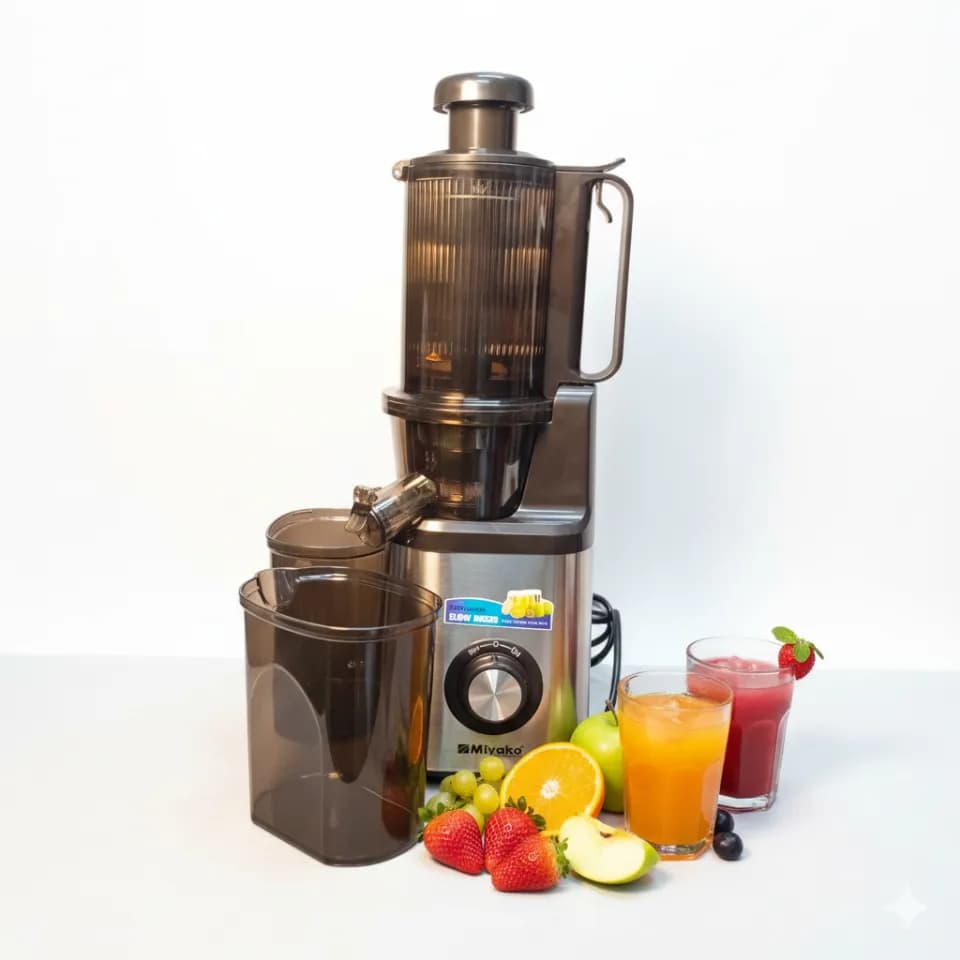 Miyako Slow Juicer SD-603A Vertical 500W Self-Feeding thumbnail 2