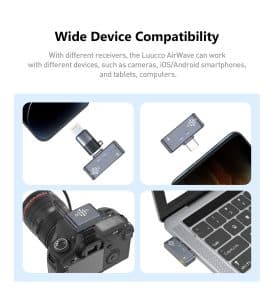 LUUCCO AirWave Pro Wireless Lavalier Microphone Combo thumbnail 5