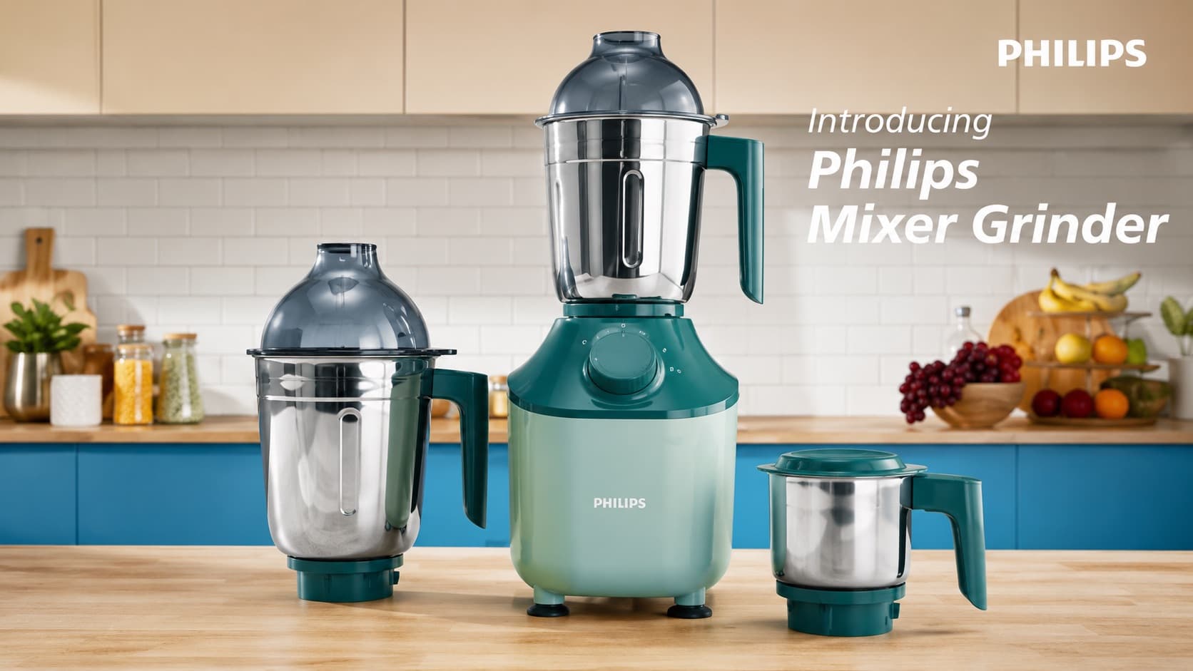 Philips Mixer Grinder HL7773/01 750W Powerful Motor thumbnail 2