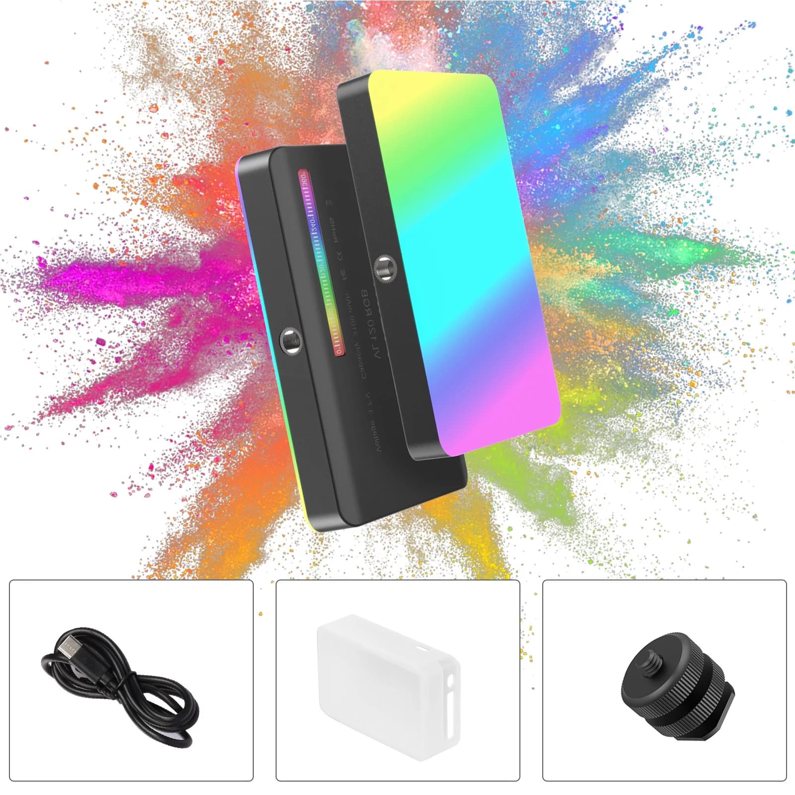 Ulanzi VL120 RGB Video Light Portable LED Panel for Photography & Vlogging thumbnail 4