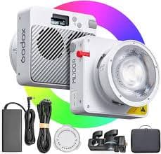 Godox ML100R RGB LED Video Light 1800K–10000K Portable Portable Full Color Power thumbnail 4