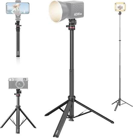 Ulanzi MT80 Aluminum Tripod Stand – 7FT Extendable Camera Phone Tripod for Travel