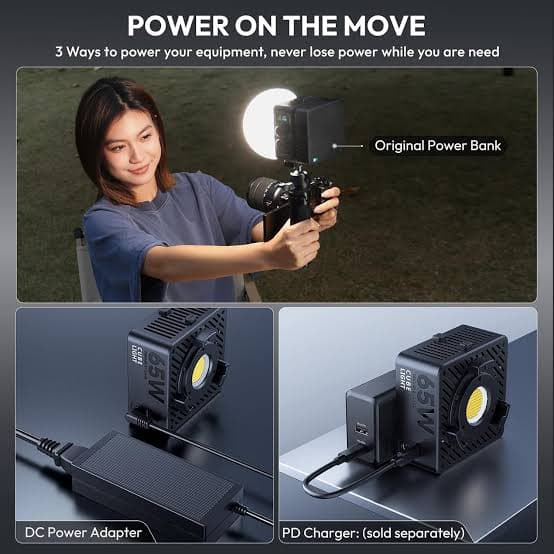 Ulanzi EC65 65W COB Video Light – App Control Bowens thumbnail 2