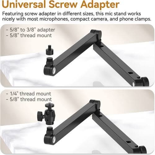 Ulanzi TM01 Microphone Boom Arm Stand with Desk Clamp thumbnail 4