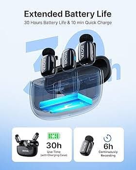 BOYA mini 2 Wireless Microphone for iPhone & Android thumbnail 2