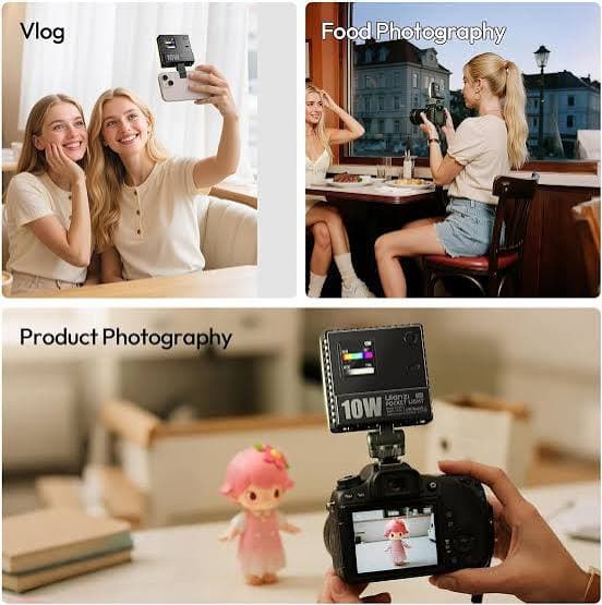 Ulanzi C10 10W Selfie LED Light Portable 1300 Lux Power thumbnail 6