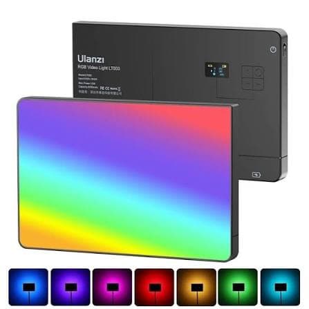 Ulanzi LT003 RGB Video Light – Pro 15W 10 inch Portable LED Panel