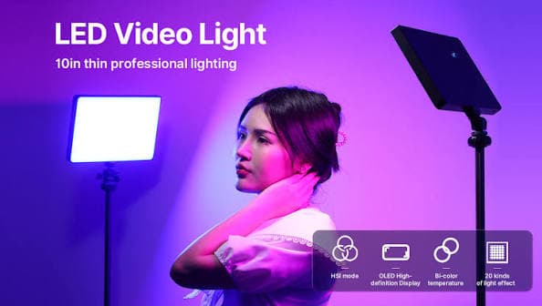 Ulanzi LT003 RGB Video Light – Pro 15W 10 inch Portable LED Panel thumbnail 3