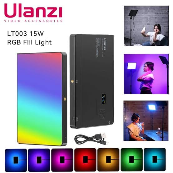 Ulanzi LT003 RGB Video Light – Pro 15W 10 inch Portable LED Panel thumbnail 6