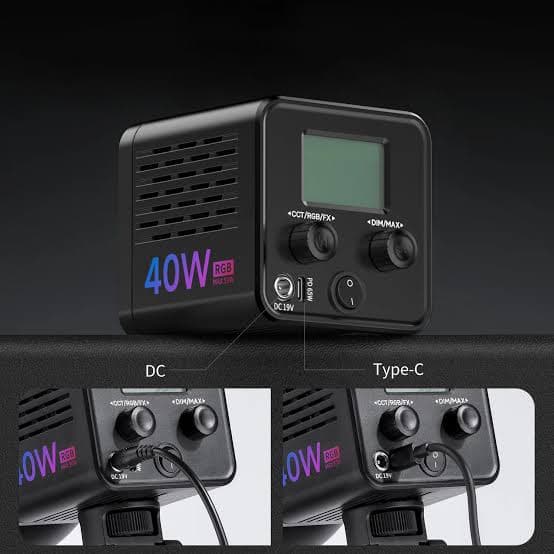 Ulanzi 40W RGB COB Video Light – 9100 Lux Power thumbnail 4