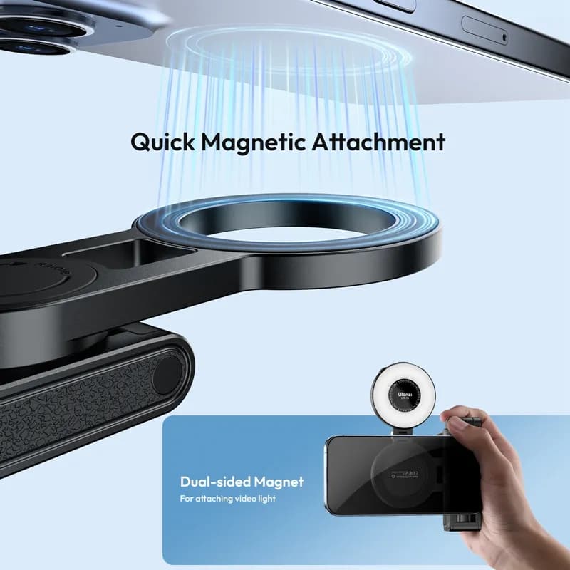 Ulanzi JJ03 Magnetic Mini Tripod – Pocket Selfie Pro with Remote thumbnail 5