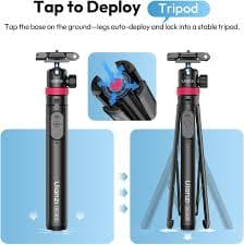 Ulanzi MT44B Auto Pop Open Phone Tripod with Remote & Dual Mount for Phone & Camera thumbnail 5