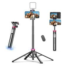 Ulanzi MT44B Auto Pop Open Phone Tripod with Remote & Dual Mount for Phone & Camera thumbnail 3