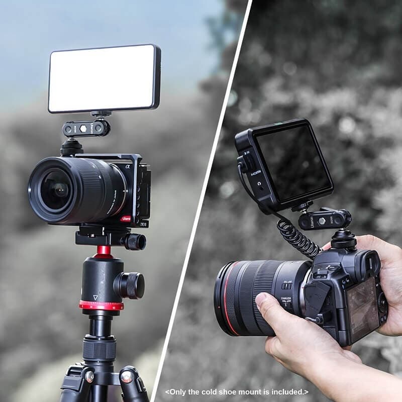 Ulanzi R098 Cold Shoe Mount 360° Dual Ballhead Swivel Bracket thumbnail 5