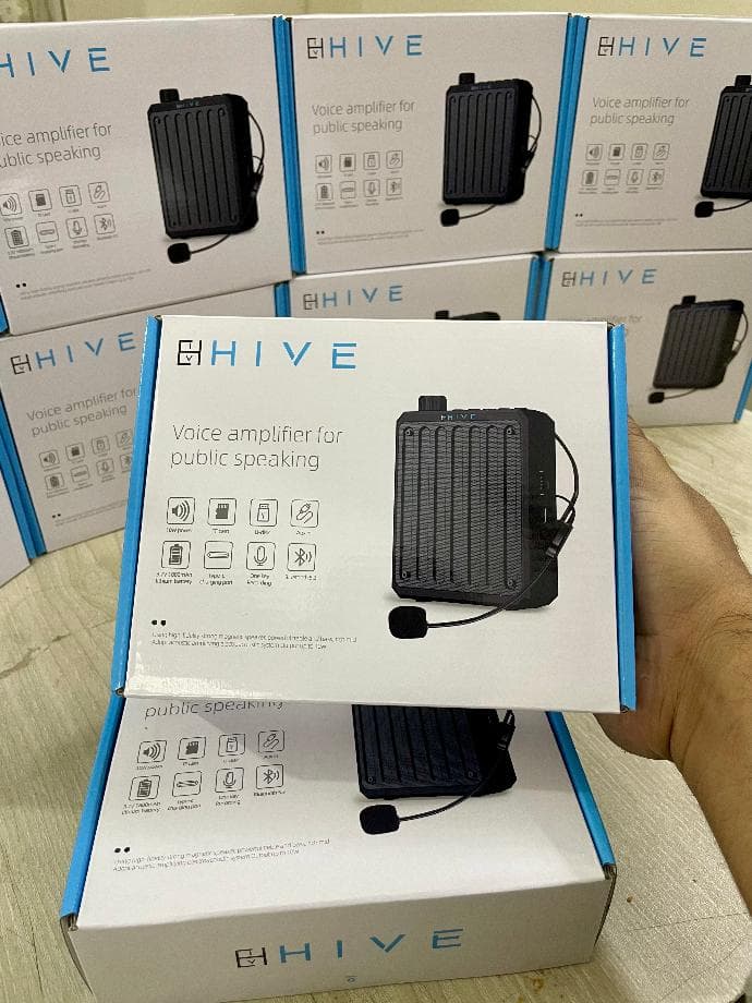 HIVE 10W Voice Amplifier M300 with Wired Microphone for Teachers, Classroom, Speech, Meeting, Yoga & Outdoors thumbnail 3