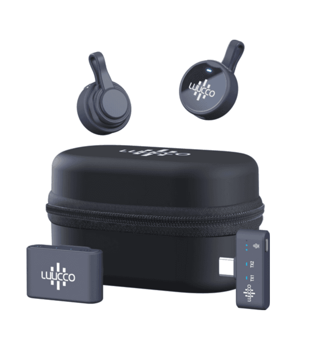 LUUCCO AirWave Pro Wireless Lavalier Microphone Combo