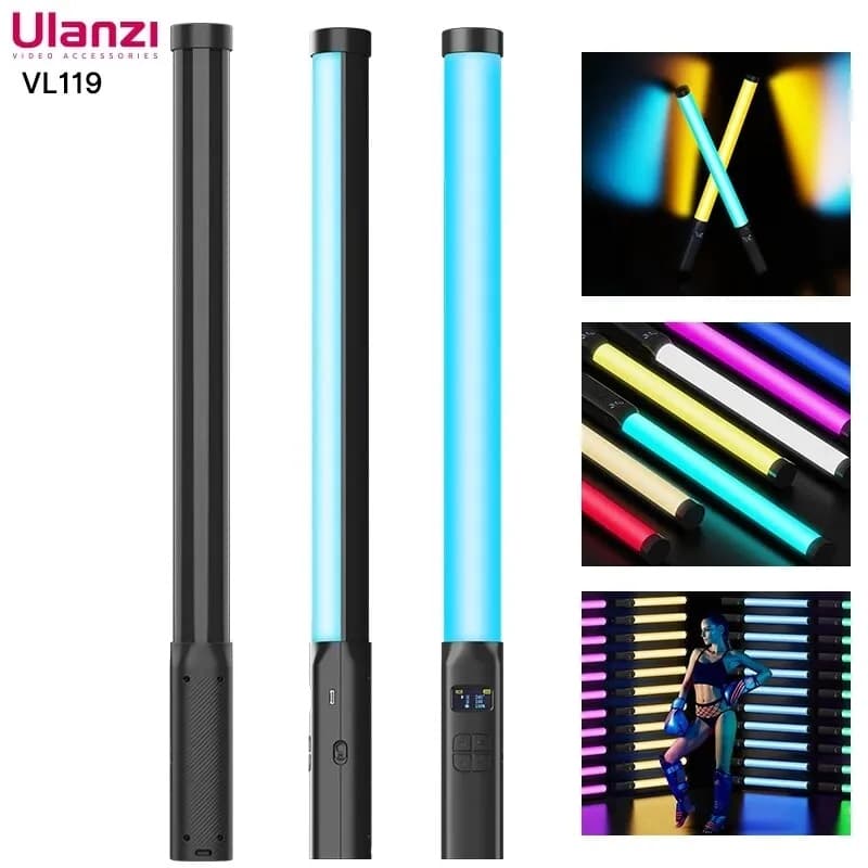 Ulanzi VL119 Handheld Light Wand – 360° RGB LED Video Light Stick for Photography thumbnail 4