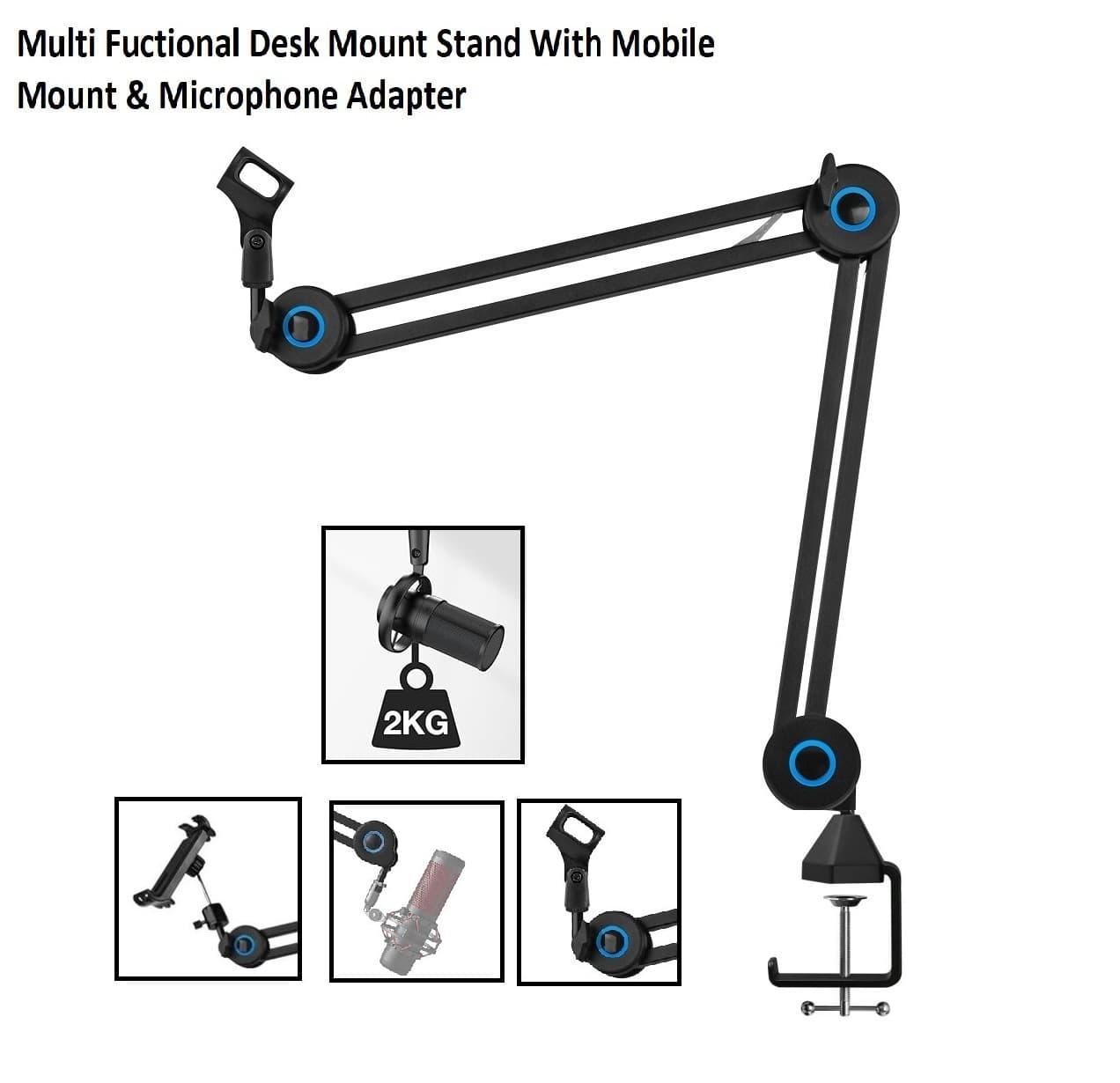 HIVE ST-200 Multi-Functional Microphone Arm Stand for Pro Studio Setup