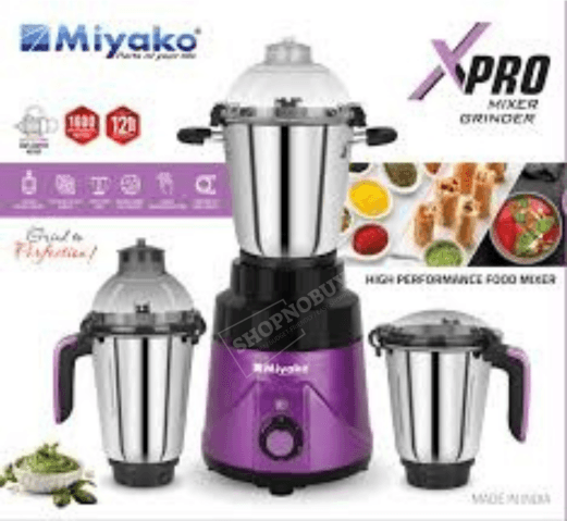 Miyako Xpro Mixer Grinder 1600W Copper Motor Power thumbnail 4