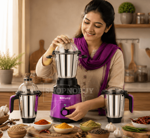 Miyako Xpro Mixer Grinder 1600W Copper Motor Power thumbnail 3